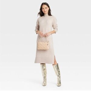 a new day Cream Strapless Dress